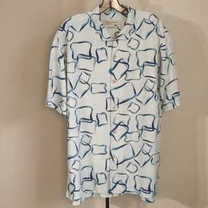 Tommy Bahama 100% Silk Shirt Sz L